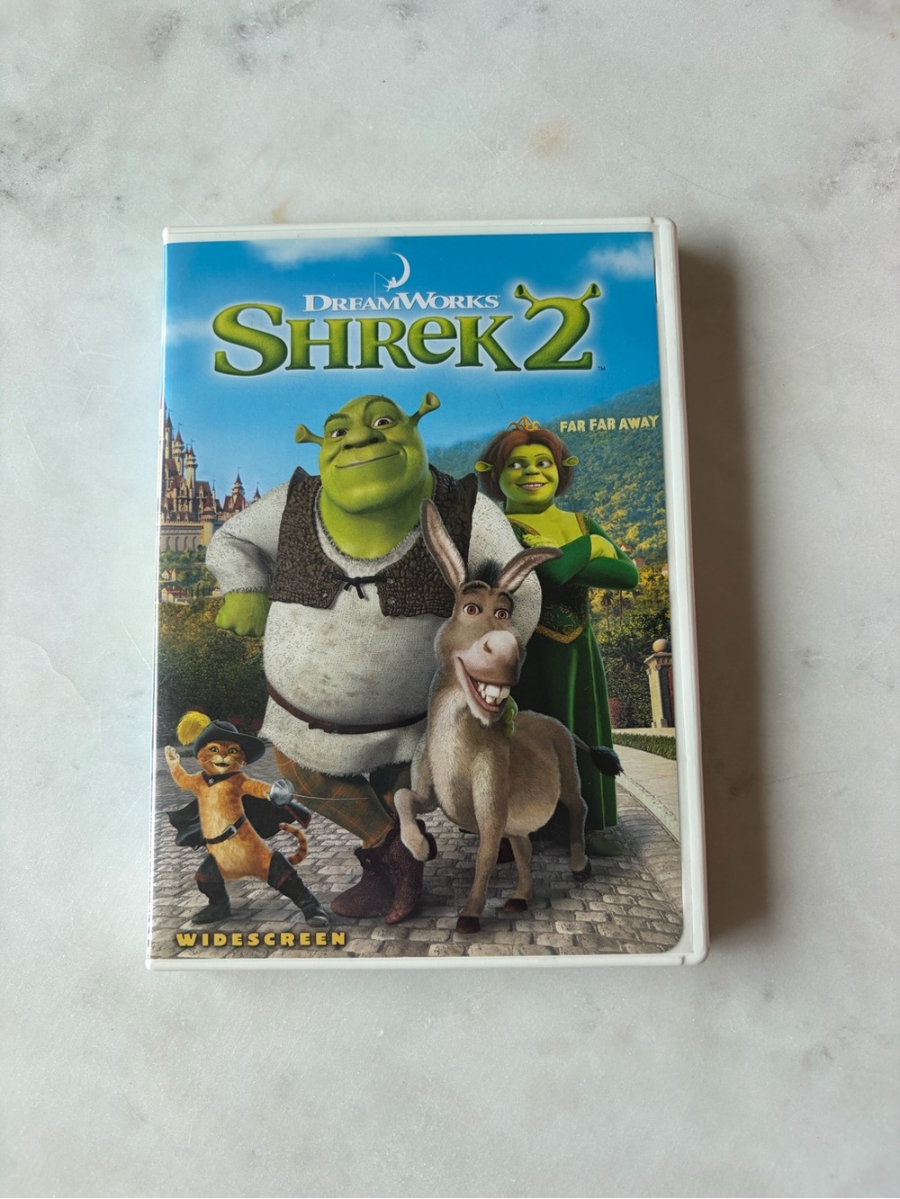 DreamWorks Shrek 2 DVD — Blue and Green Cover Art